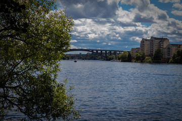 bridge over the river