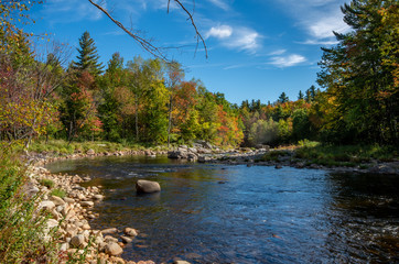 Fall foliage in the Adirondack Mountains