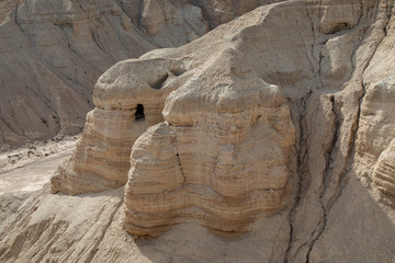 Qumran Cave - Site of Dead Sea Scrolls