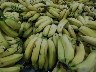 Banana for sale at the supermarket