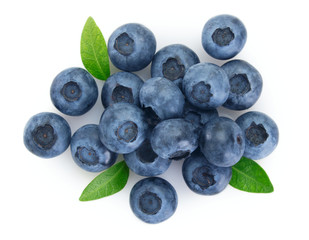 Fresh blueberry on white background - 292778573