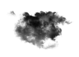 clouds on black background