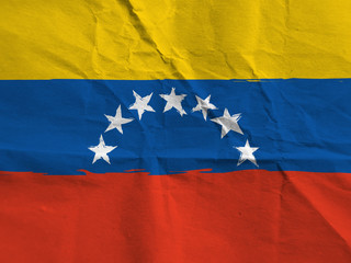 abstract VENEZUELA flag