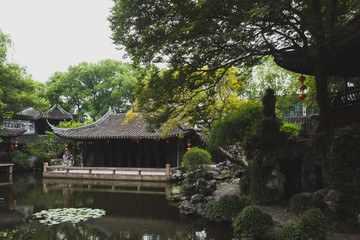 Tuisi Garden in the old town of Tongli, Jiangsu, China