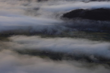 夜明けの雲海