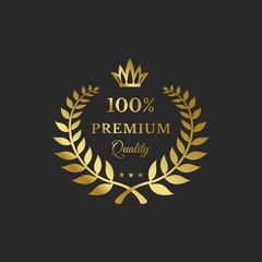 Premium Quality Badges Vector Illustration