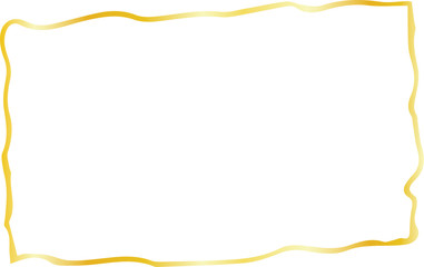 Gold Square frame variation illustration