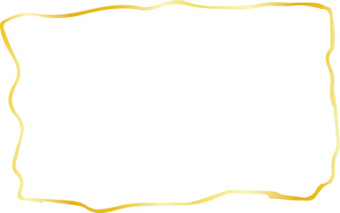 Gold Square frame variation illustration