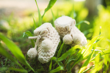 Little shoes for the baby on the way