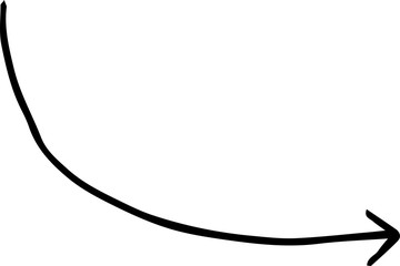 Black Simple thin arrow variation illustration