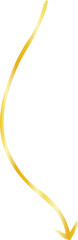 Gold Simple thin arrow variation illustration