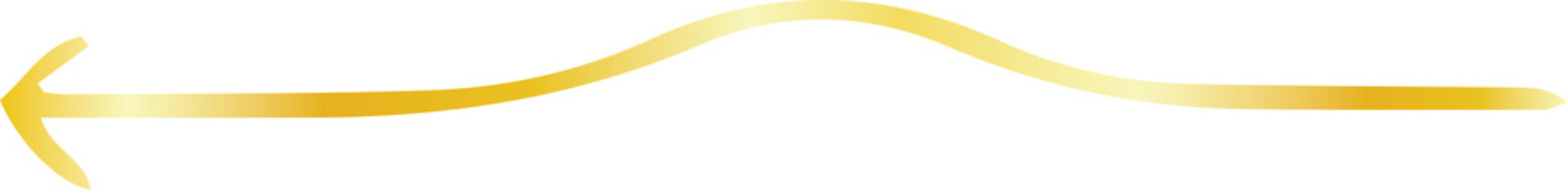 Gold Simple thin arrow variation illustration