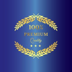 Premium Quality Badges Vector Illustration