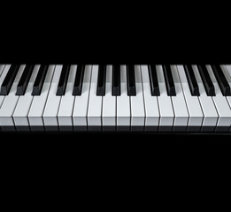 Piano and Piano keyboard	