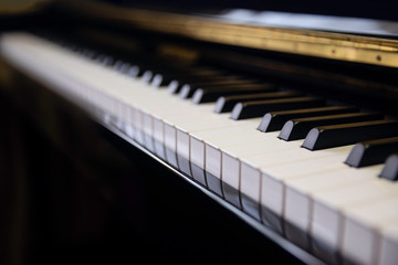 Piano and Piano keyboard	