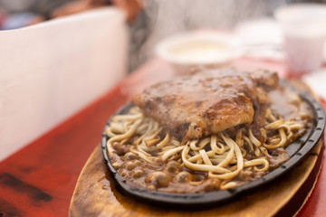 Taiwanese night market steak