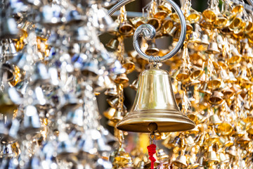 Gold Bell of temple in Thailand