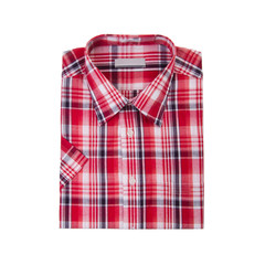 shirt or isolated folded fashionable men shirt new.