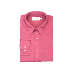 shirt or isolated folded fashionable men shirt new.