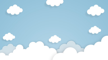 Abstract kawaii Cool Colorful Sky background. Soft gradient pastel Comic graphic. Concept for children and kindergartens or presentation