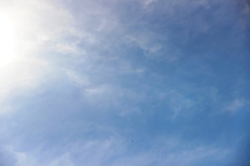 blue sky with clouds