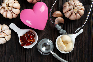 Garlic and oil capsules and Heart health benefits