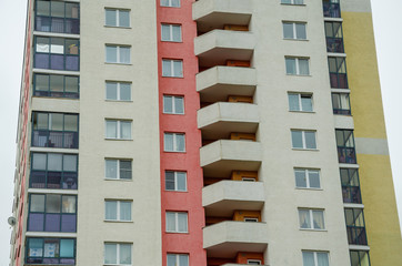 New multi-storey residential buildings outside the city.