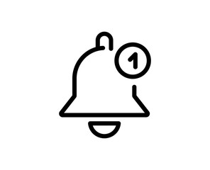 Bell line icon