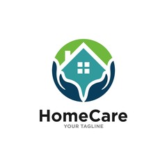 House Care Logo Template Design Vector