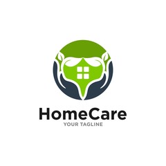 House Care Logo Template Design Vector
