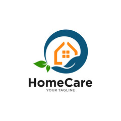 House Care Logo Template Design Vector