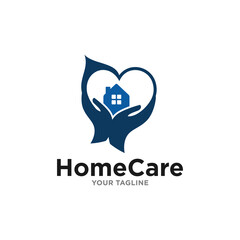 House Care Logo Template Design Vector