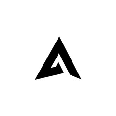 Letter A logo icon design template elements