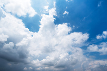 dark storm clouds with background,Dark clouds before a thunder-storm.