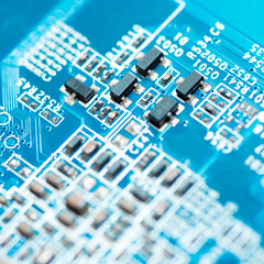 Abstract,close up of Mainboard Electronic computer background. (logic board,cpu motherboard,Main board,system board,mobo)