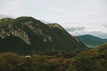 Natural scenery mountains and forests