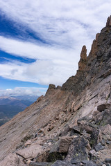 Beautiful stone tower formations in Colorado