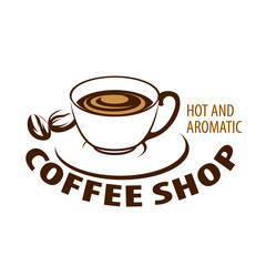 Coffee logo. Vector illustration on white background