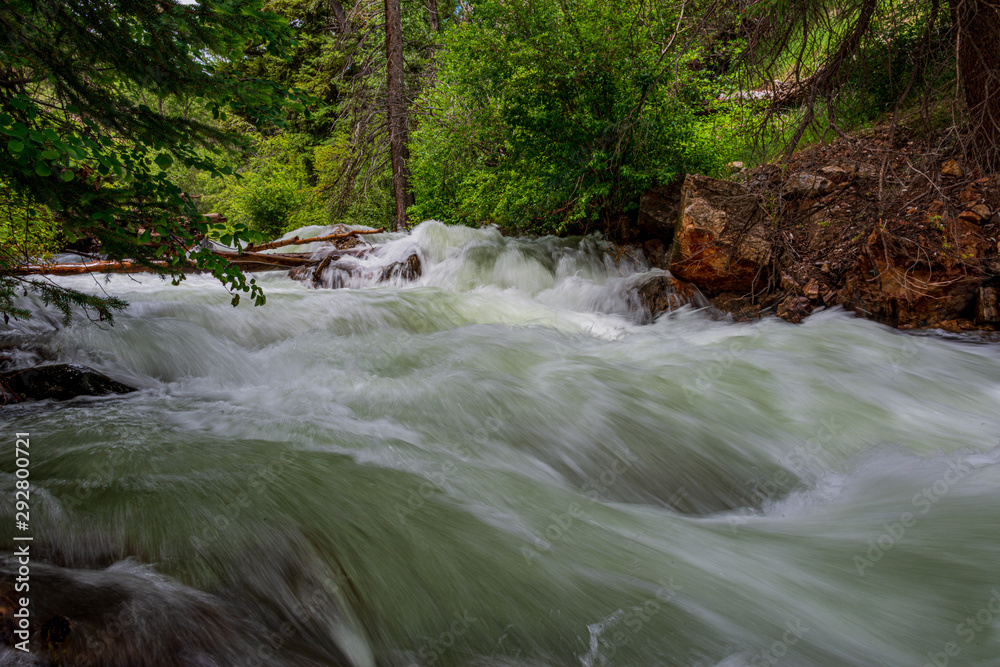 Canvas Prints waterfall in forest