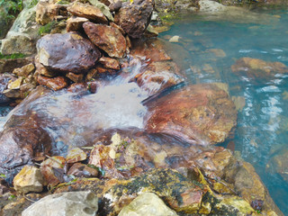 water and rocks