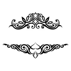  Ornament designs for frame decoration and invitation cards