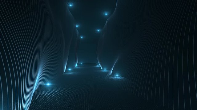 Abstract Particle Background