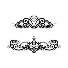  Ornament designs for frame decoration and invitation cards