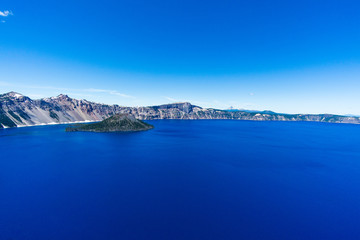 Crater Lake in Spring