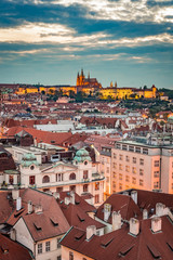 Obraz premium The Prague Castle complex in Czech Republic.
