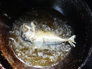 fish in pan