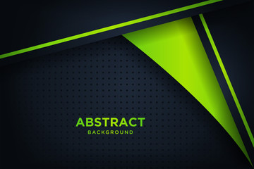 Fototapeta premium modern black background with 3d style. Graphic design element.