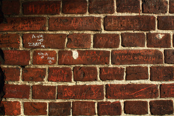 old brick texture on wall