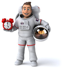 Fun astronaut - 3D Illustration © Julien Tromeur