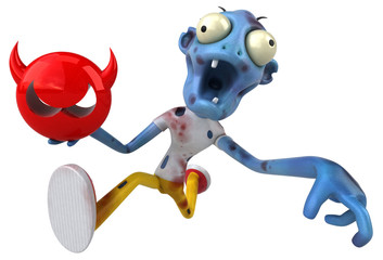 Fun zombie - 3D Illustration